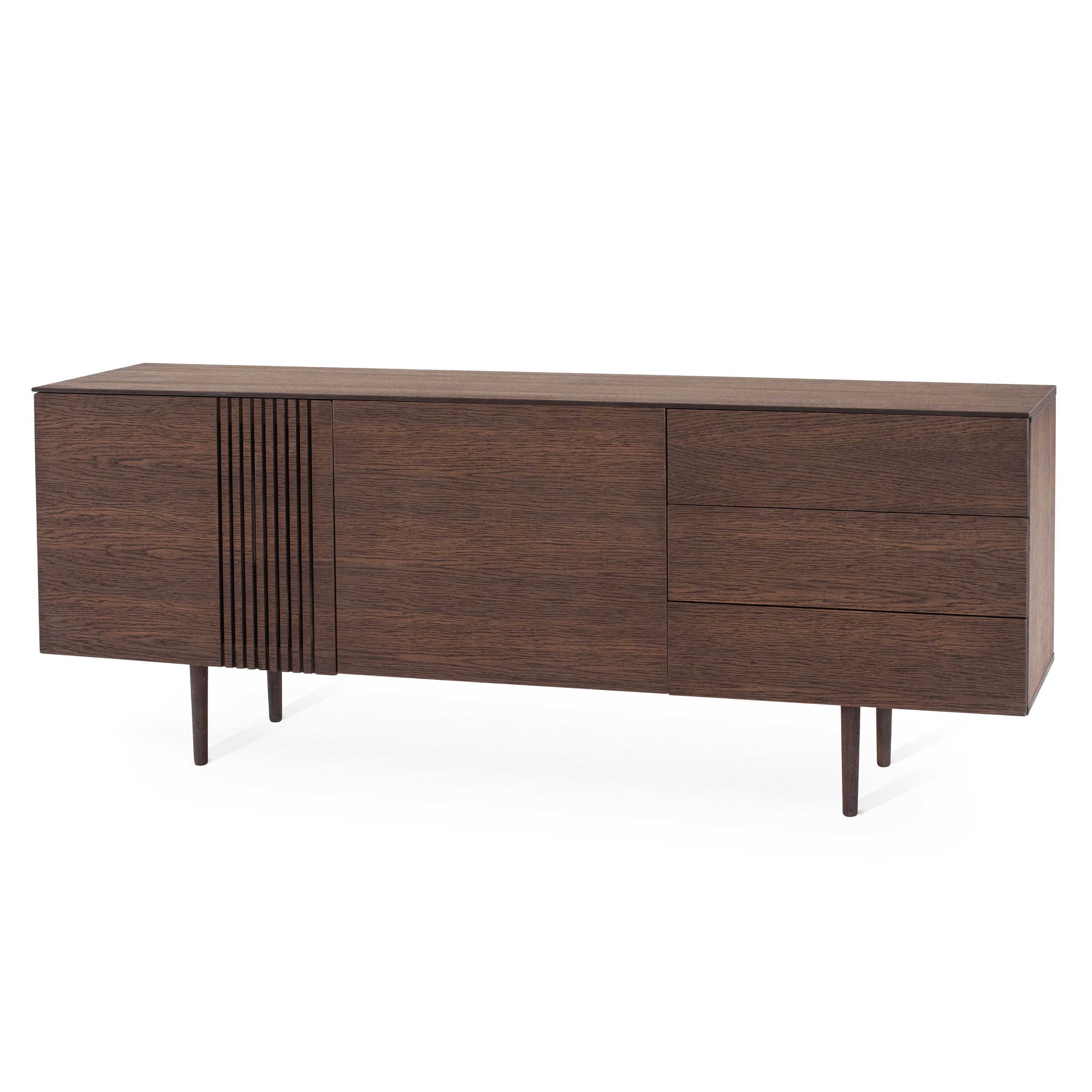 JOEL Sideboard røgbejdset/lakeret eg