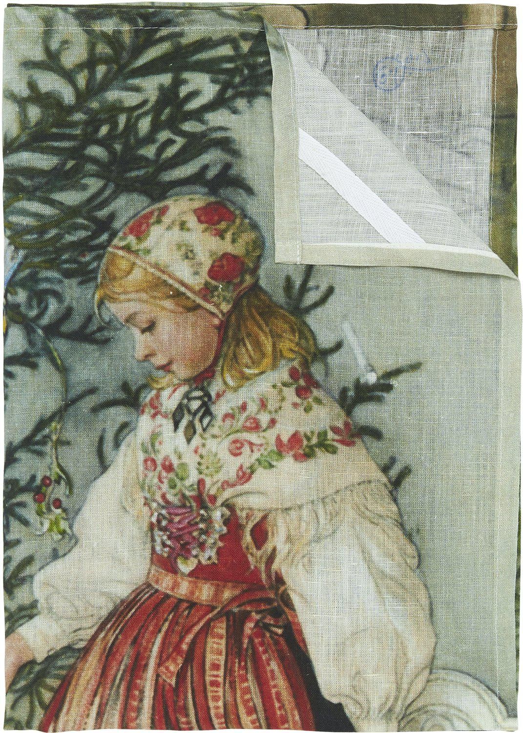 Konfekt Køkkenhåndklæde Grøn 50x70cm