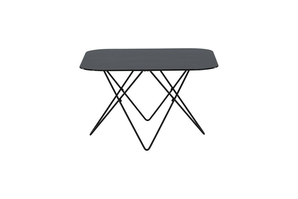Tredala soffbord svart/svart glas marmor