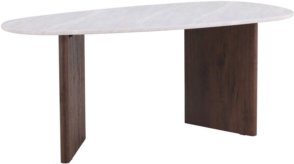 Dalstorps spisebord 180*75 mocca & offwhite betonlook MDF