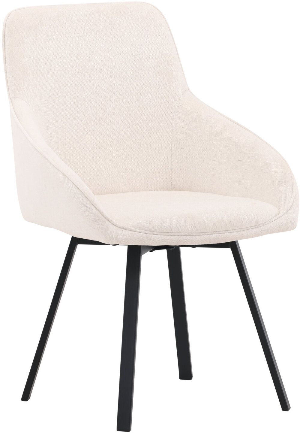 Bollstabruk spisebordsstol sort & beige stof