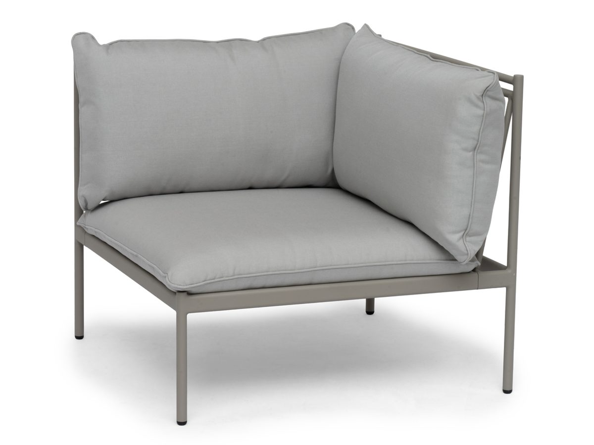 Bolmsö hjørnedel Beige aluminium