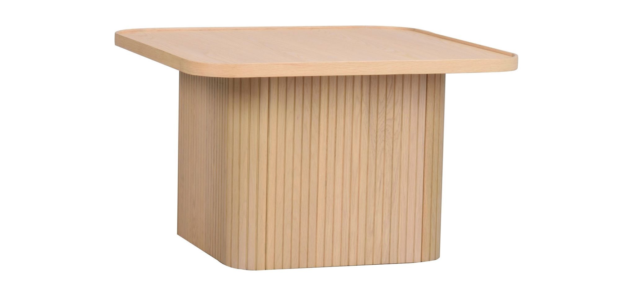Sullivan sofabord 60x60 hvidpigmenteret eg