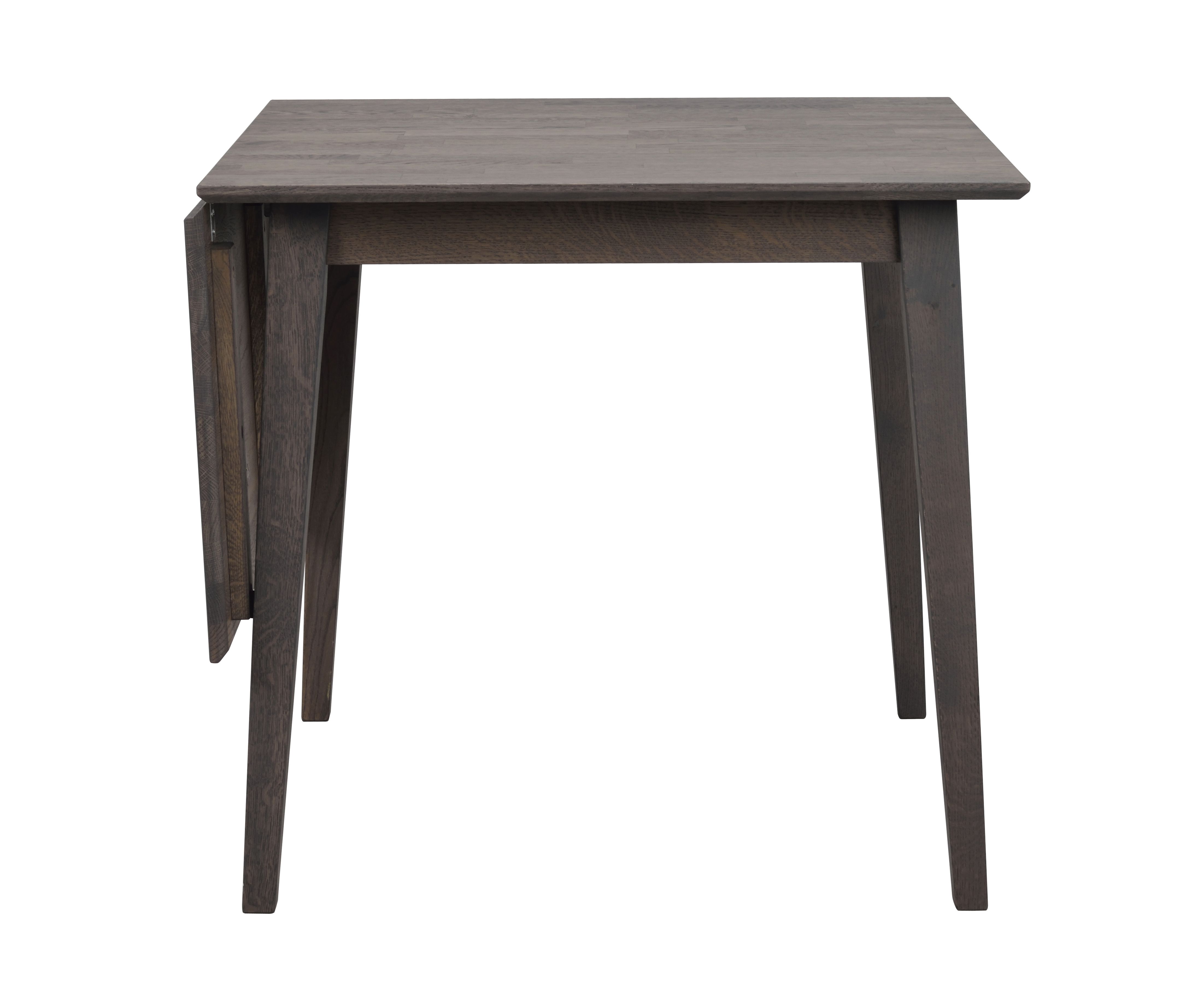 Filippa klapbord 80+45 mørkebrun eg