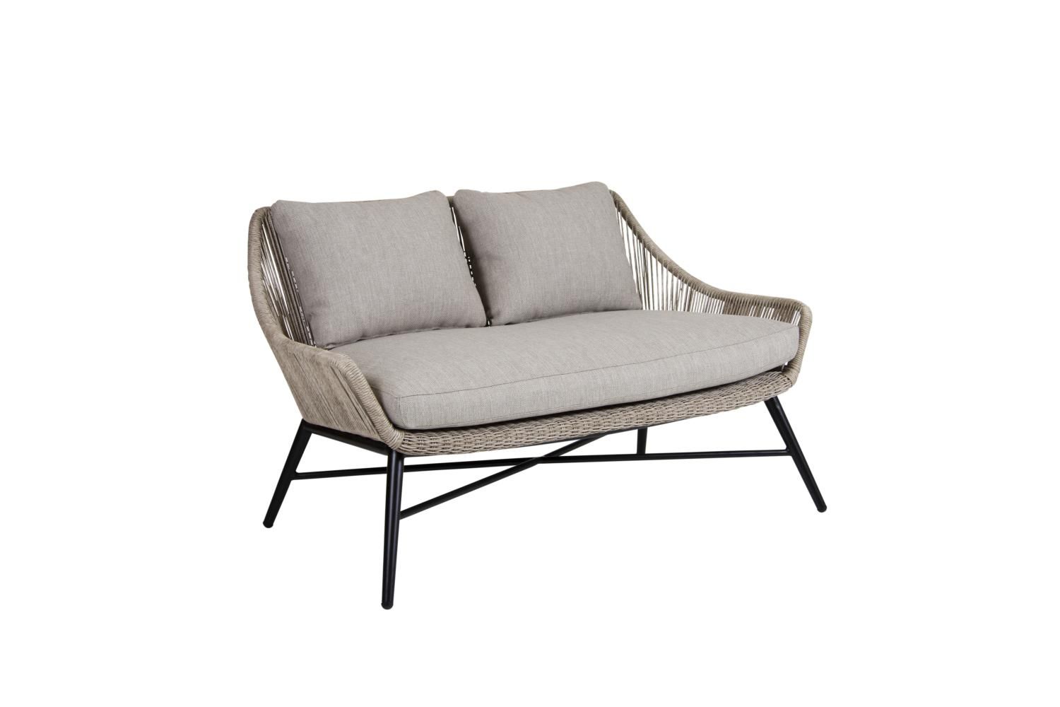 Pembroke 2-personers sofa beige m. hynde