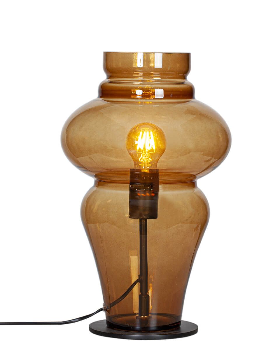 Dolores bordlampe H40cm Konjak