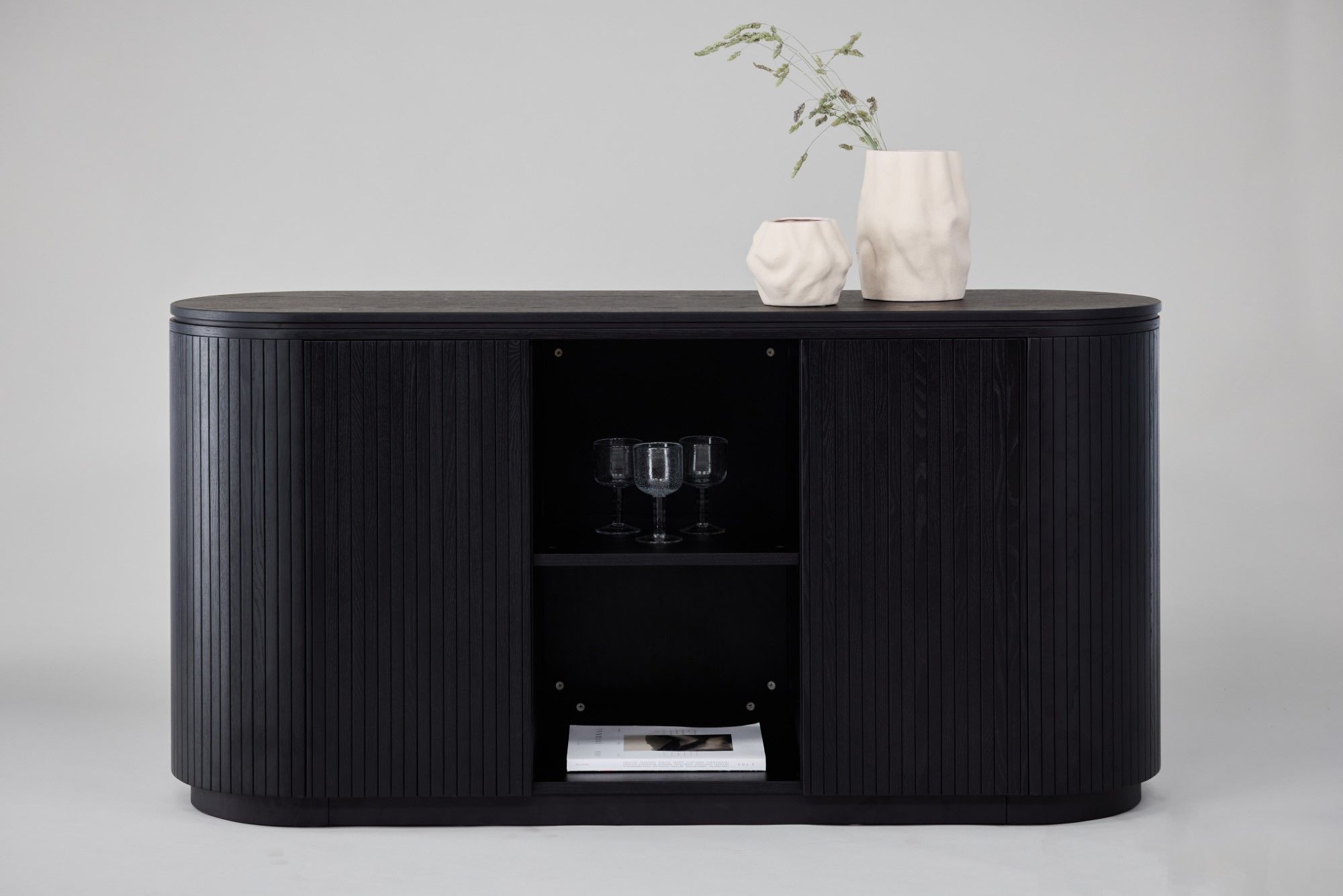 Fjällbacka sideboard høj sort