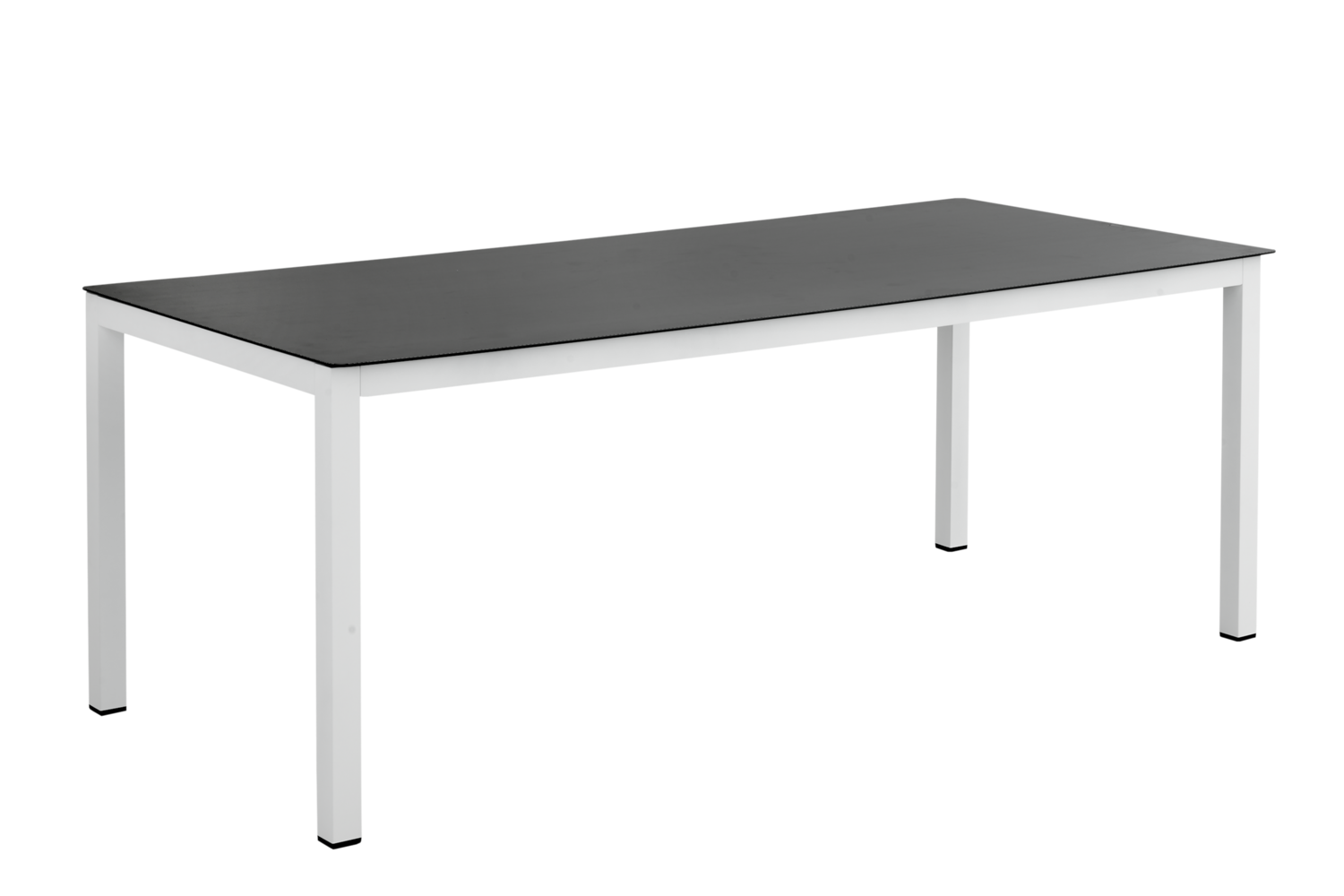 Rana 200x90 H73 hvid m. glas