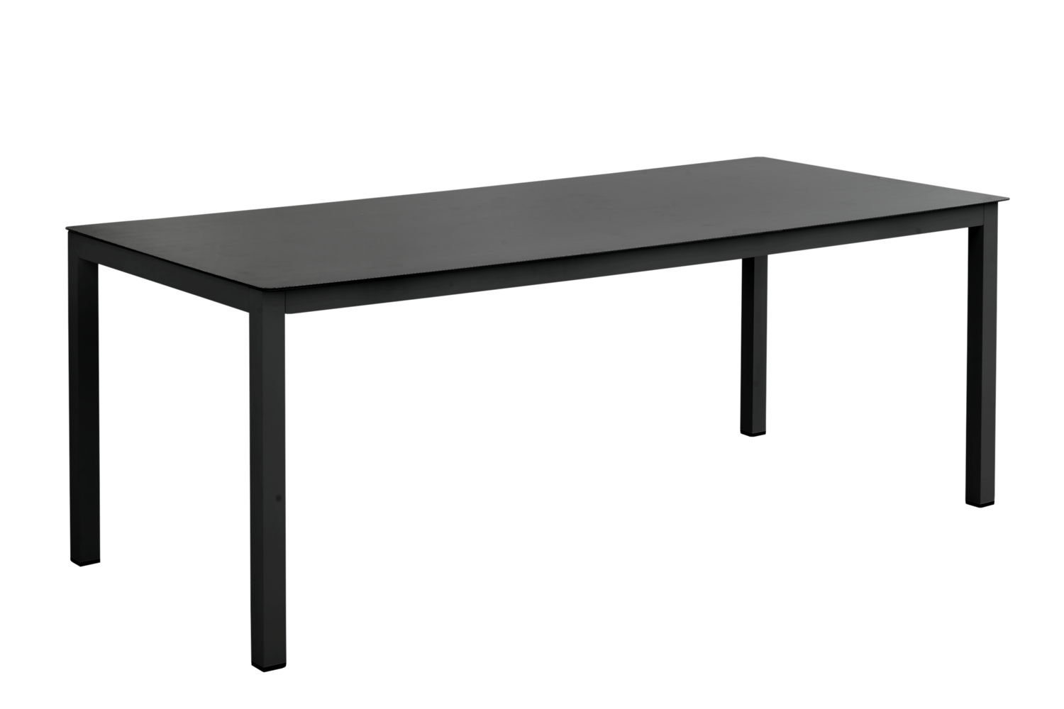 Rana 200x90 H73 sort med glas