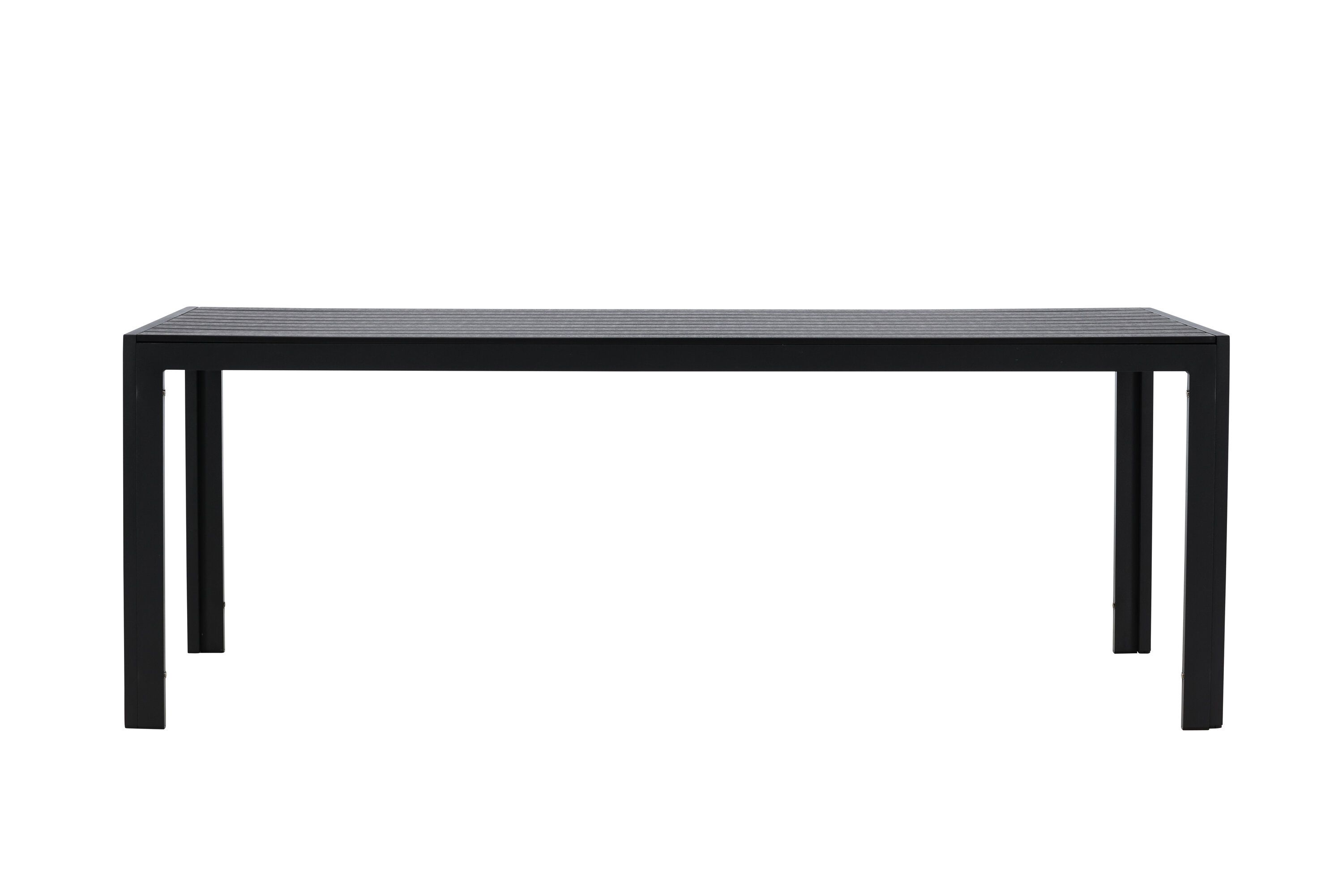 Mirko rektangulært spisebord 205 cm x 90 cm, sort