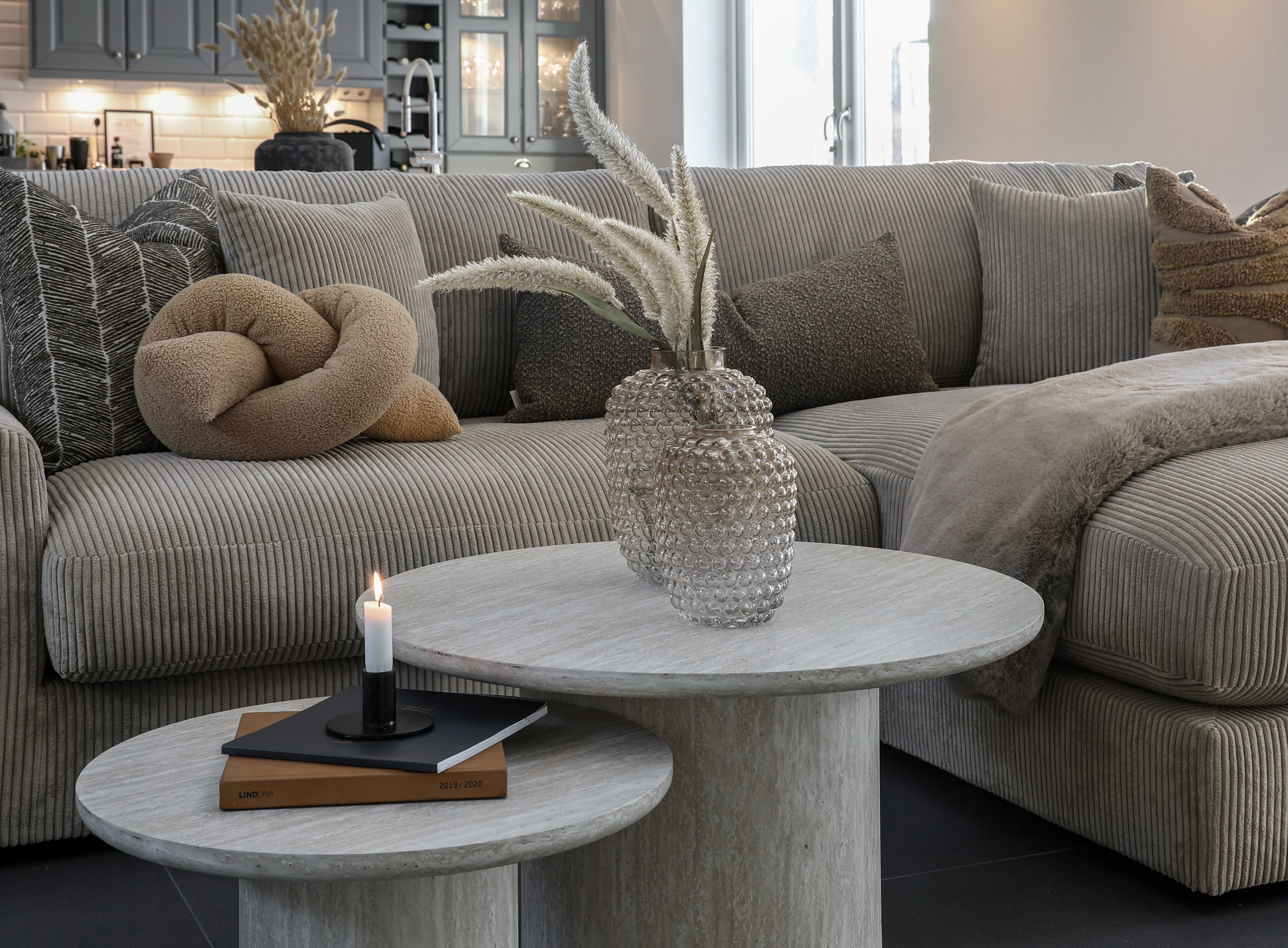 Sorrento Hjørnesofa beige