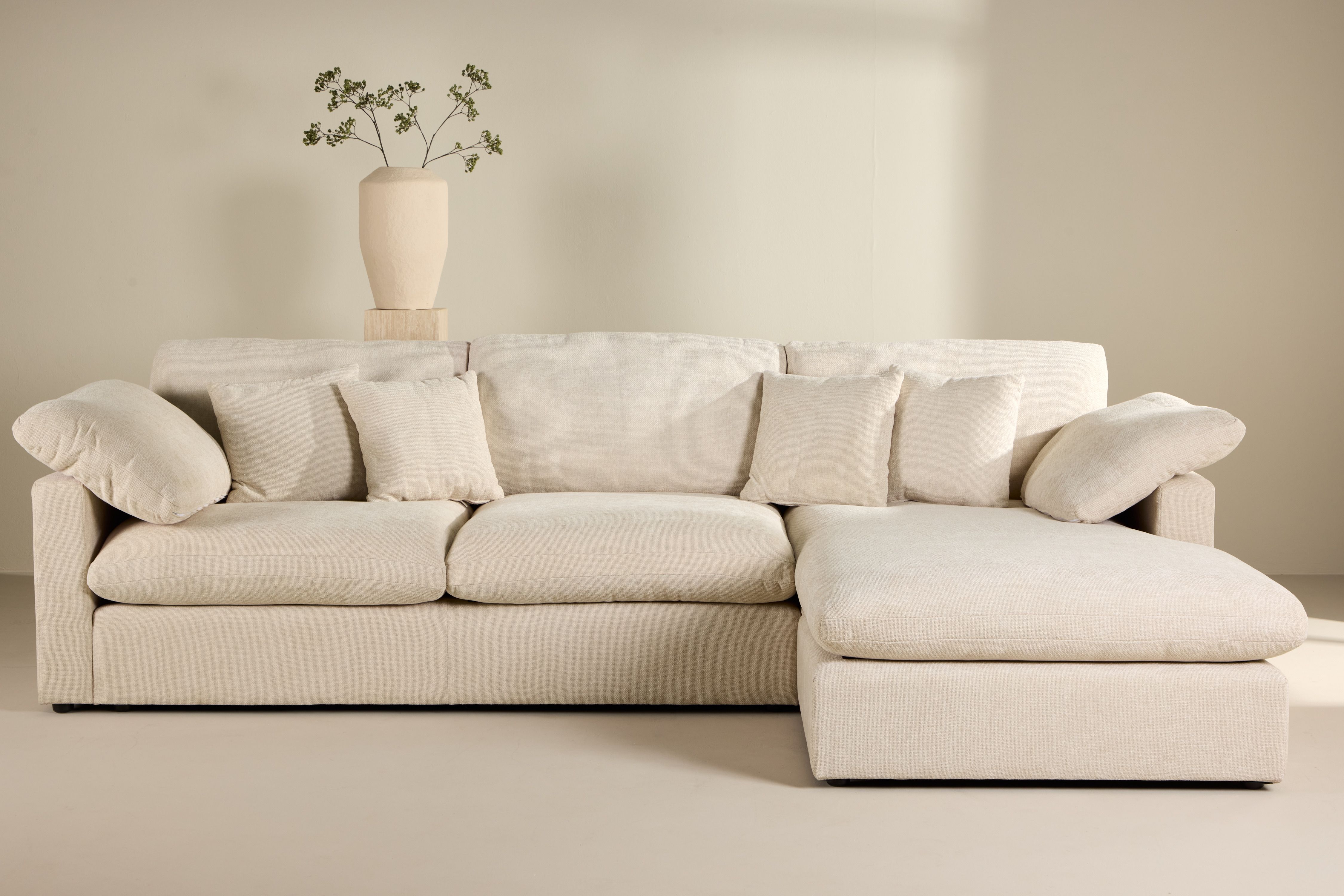 Falkenberg hjørnesofa beige