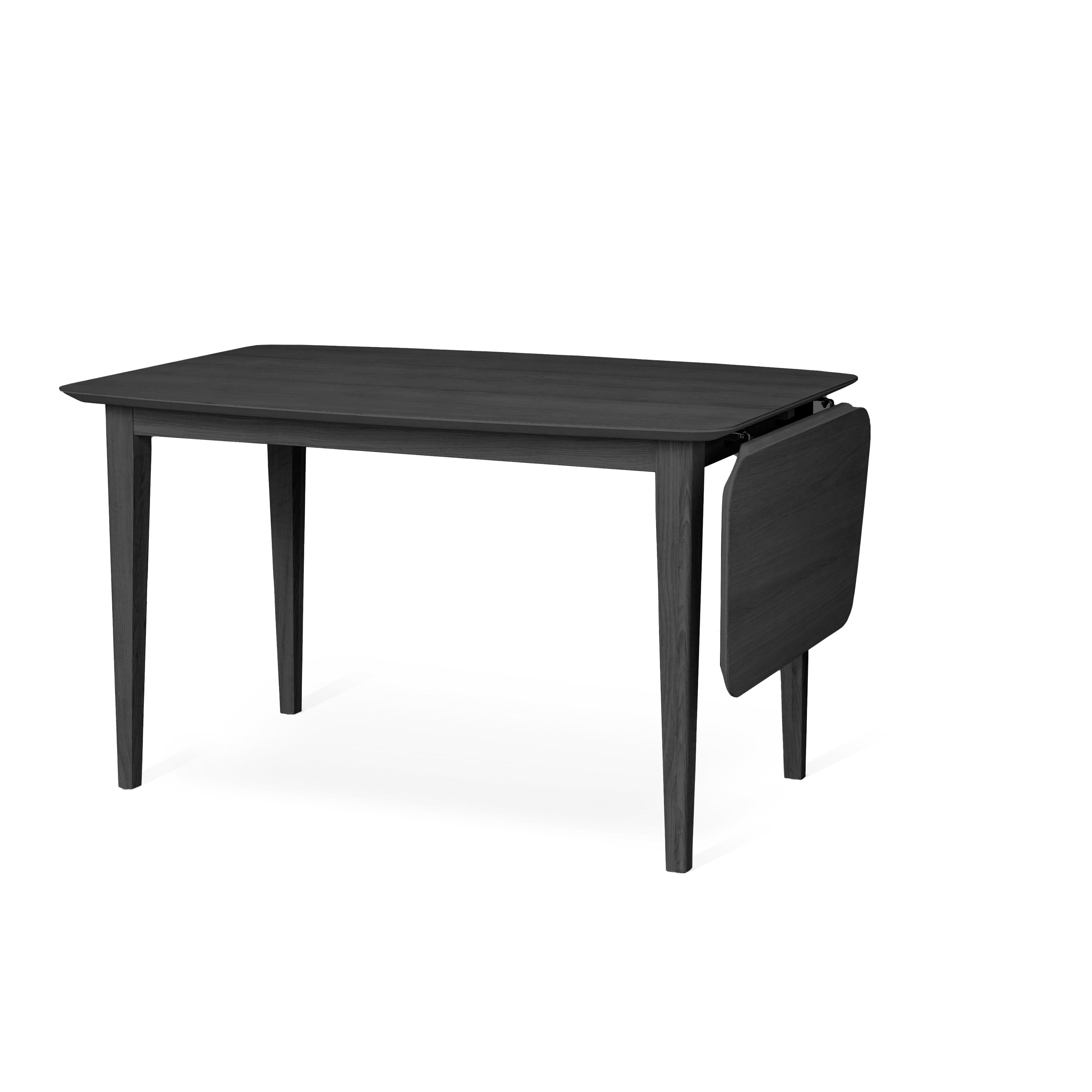 ELLA spisebord 125x85+40cm sortbejdset eg