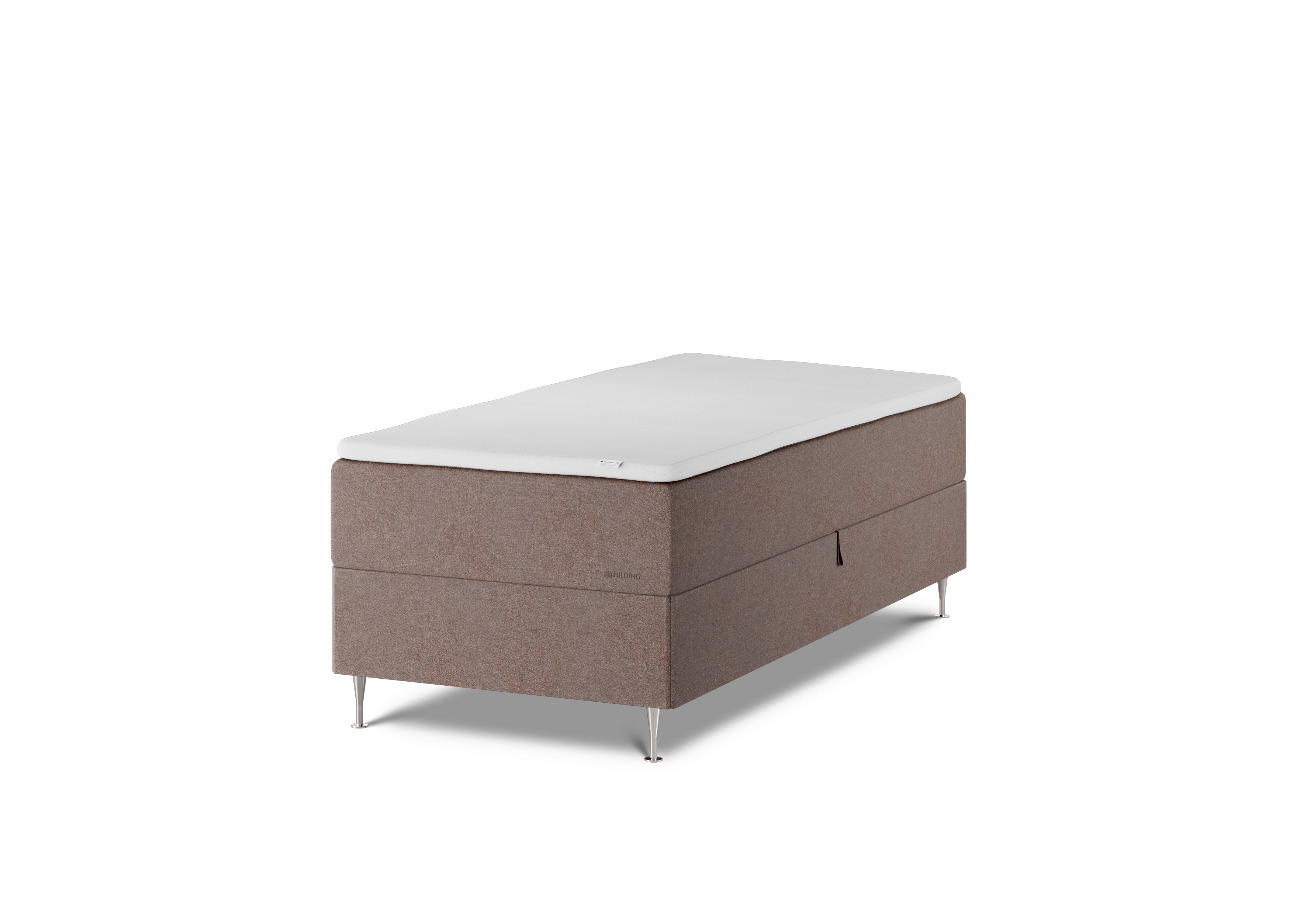 Family Start rammeseng med opbevaring 90 x 200 cm (Osby gråbrun)