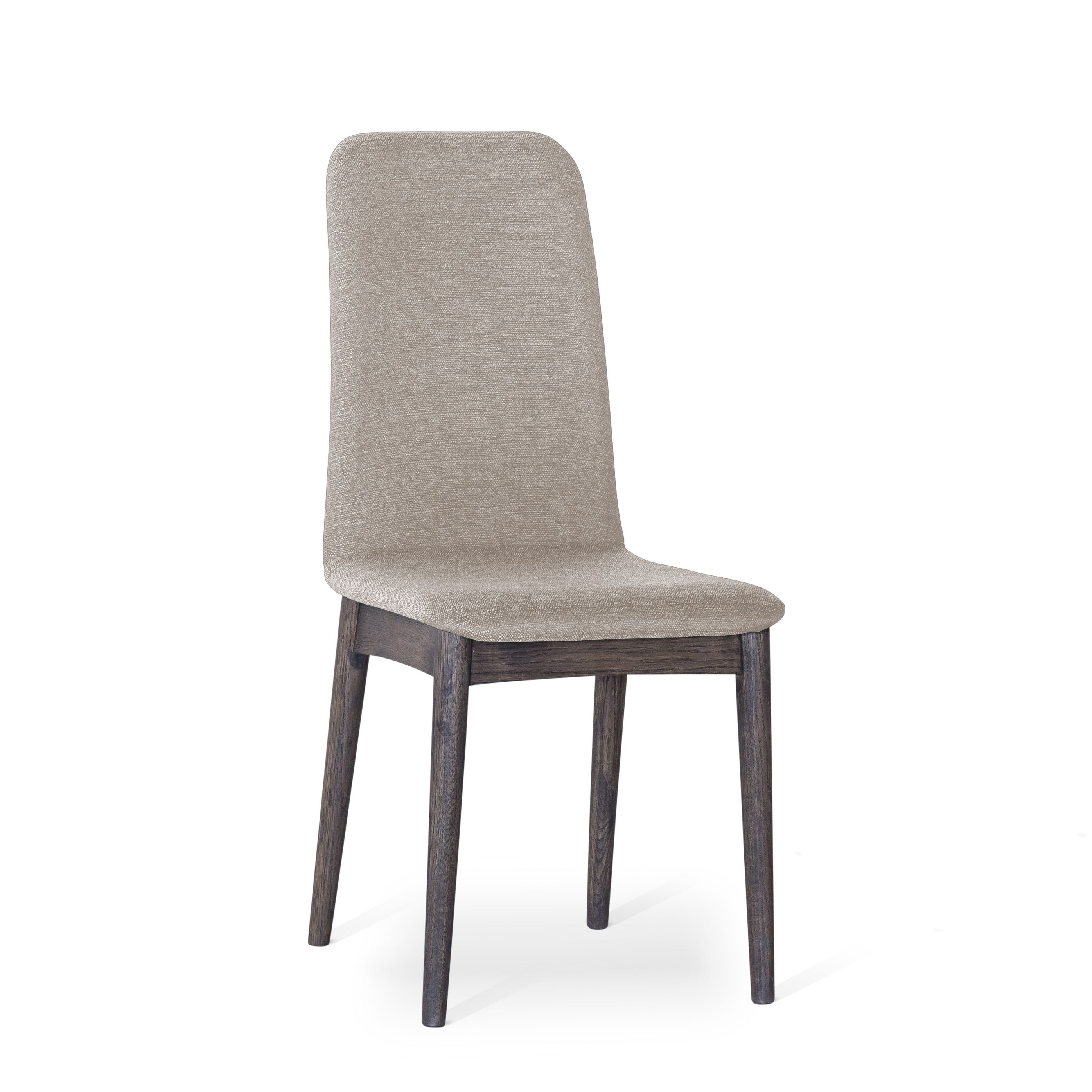 HAMPTON stol i stof Portland, beige, smoked eg