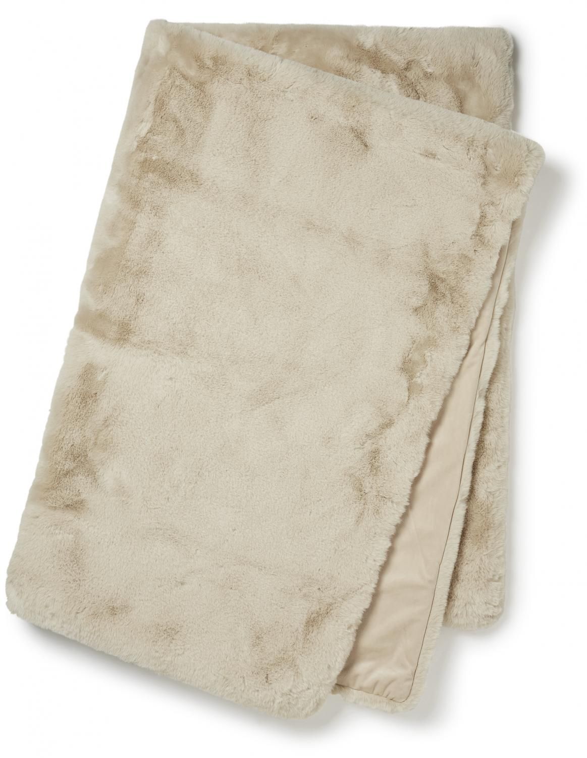 Fluffy plaid - beige
