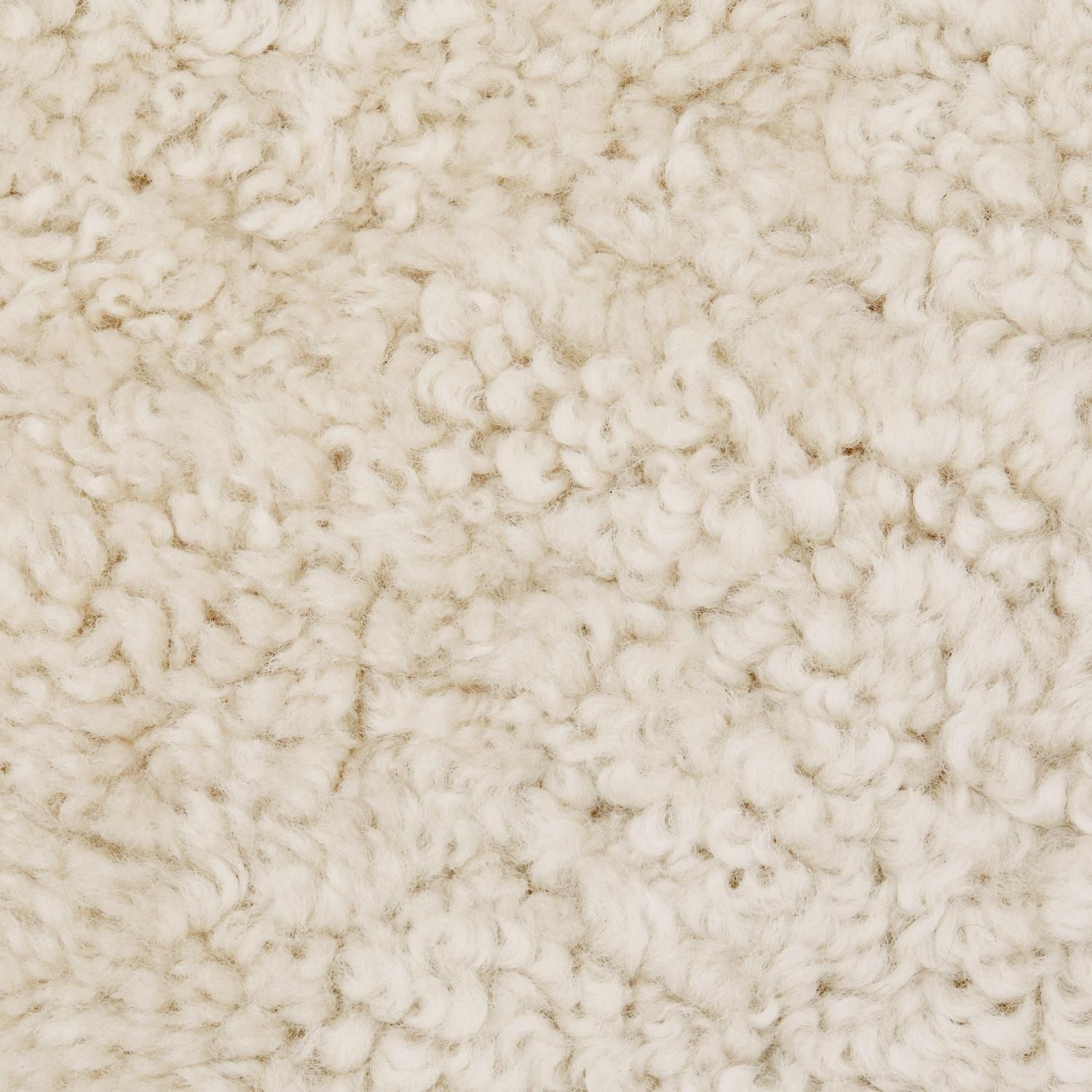 Curly-R Fårskind Beige Moonlight
