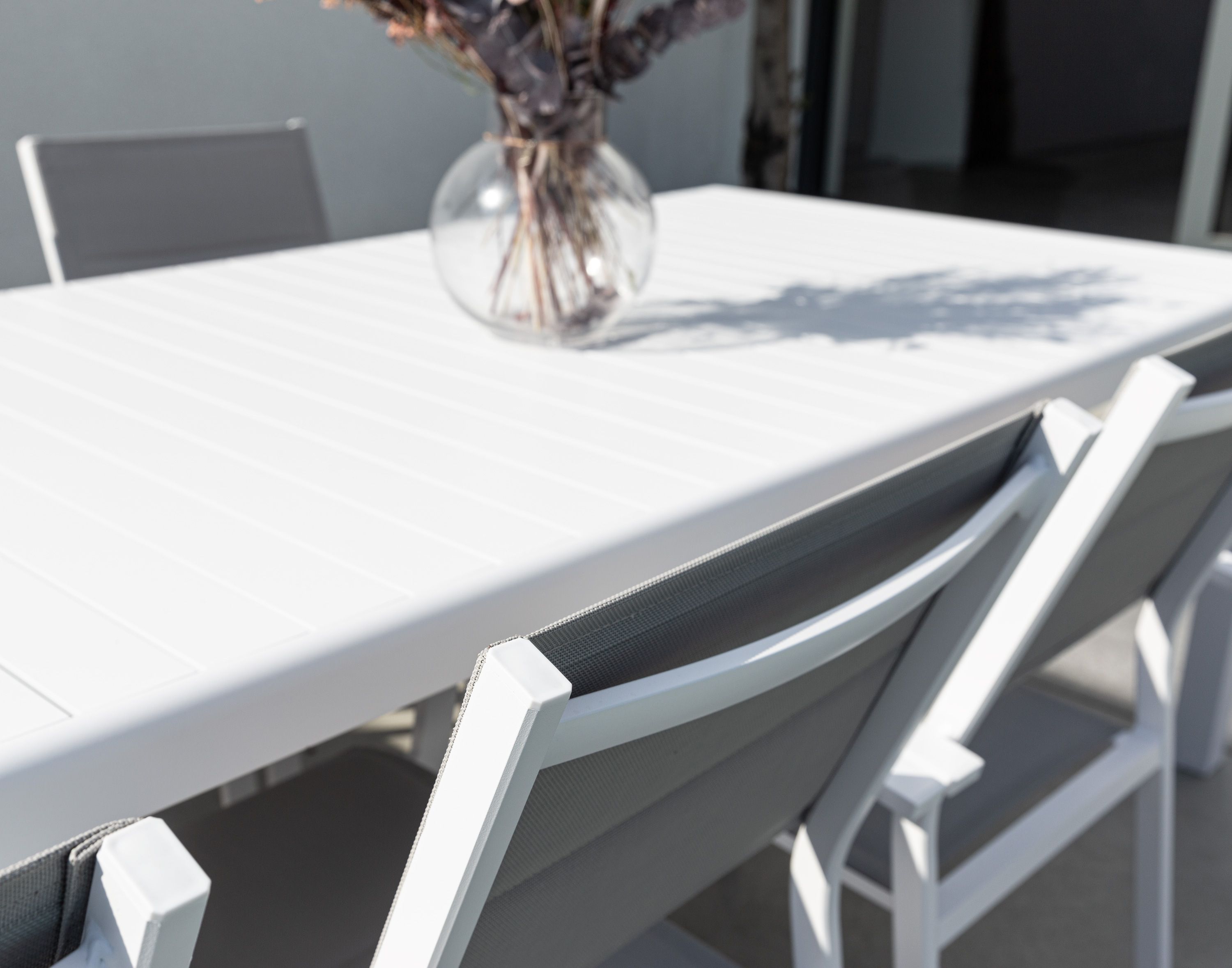 Le graisse spisegruppe 200cm hvid