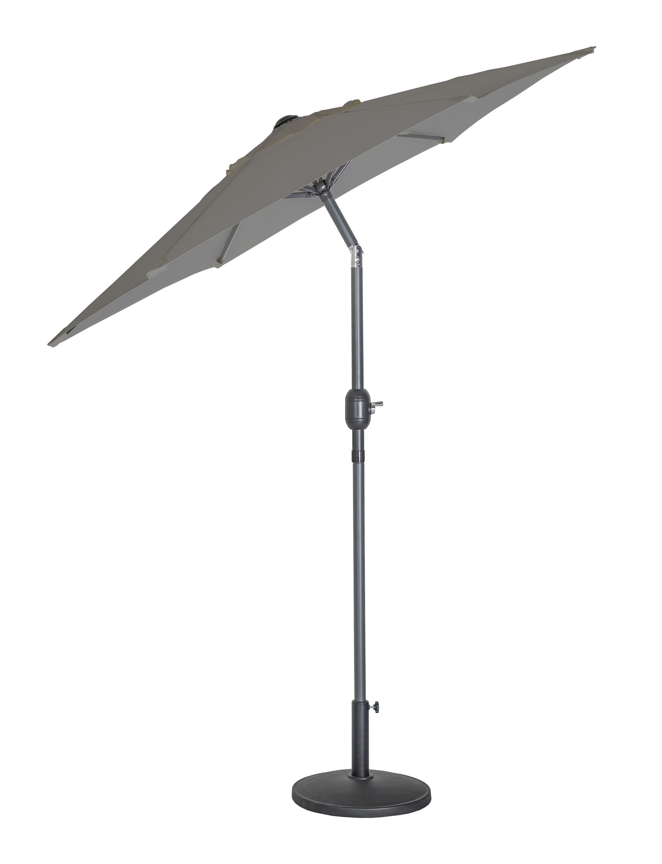 Linnea parasol D200cm grå