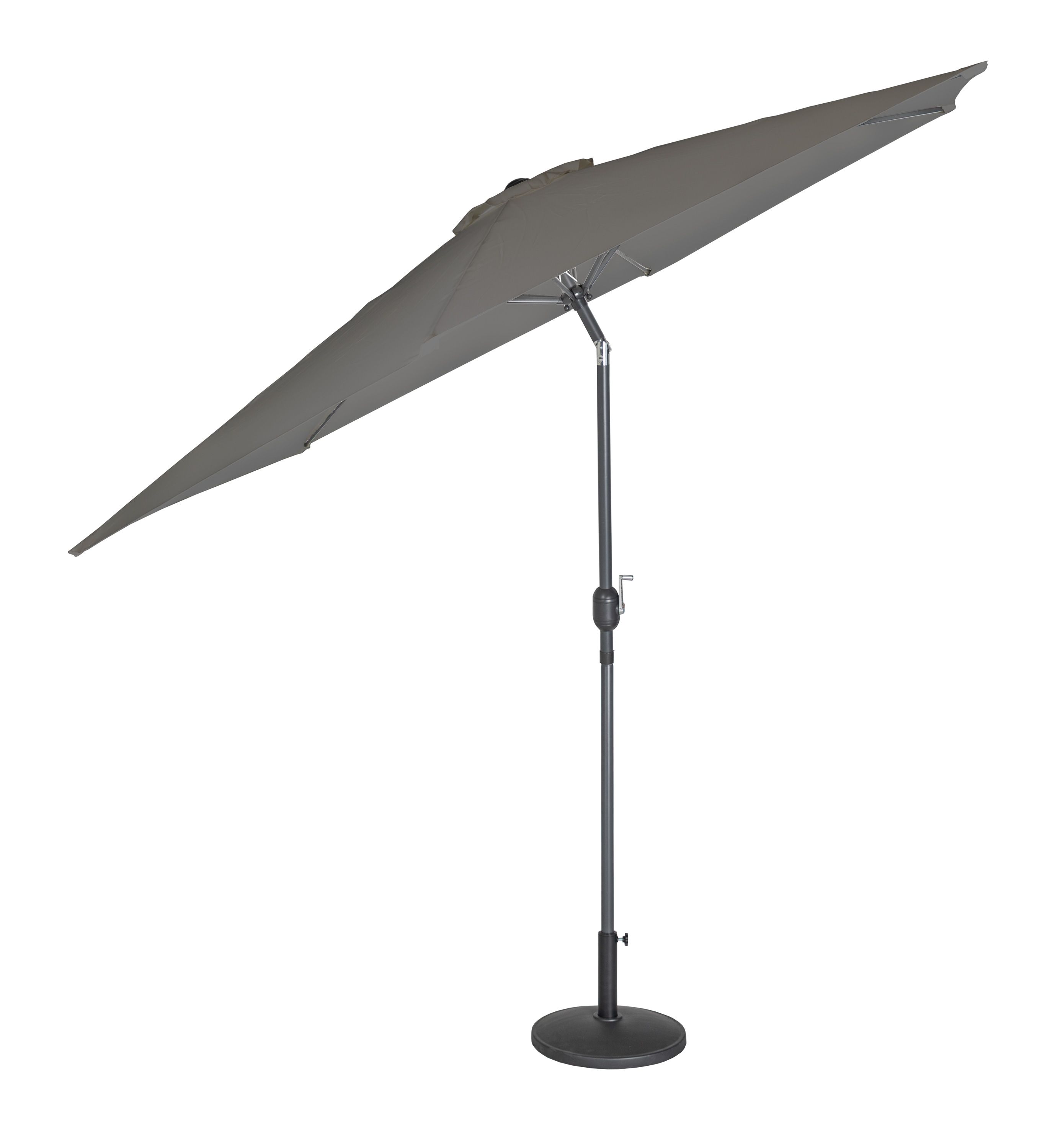 Linnea parasol D300cm grå