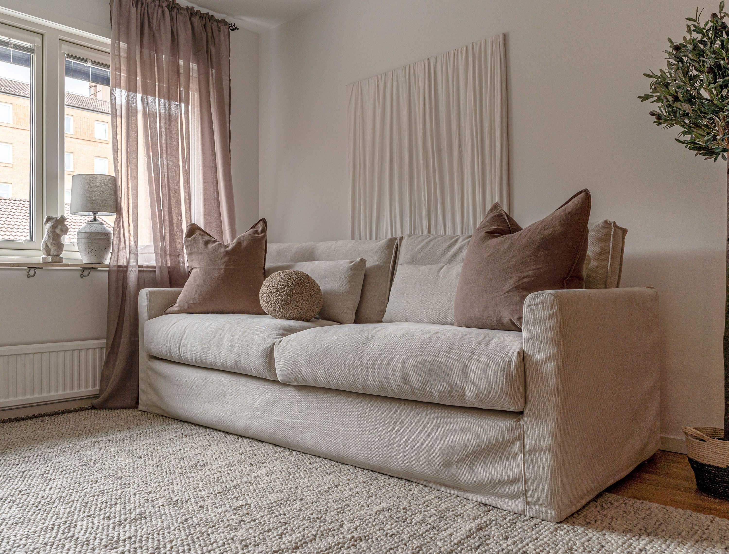 Bliss 3-personers sofa beige