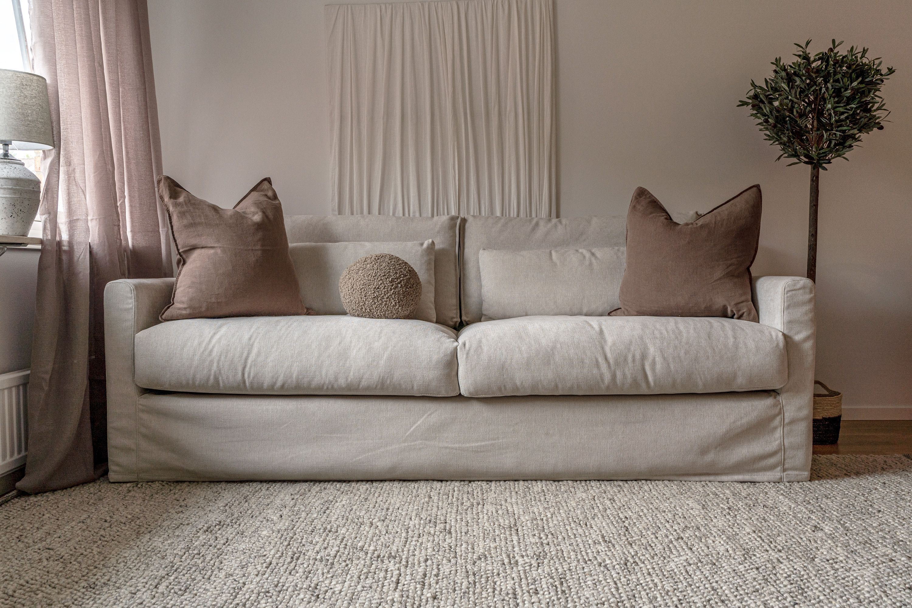 Bliss 3-personers sofa beige