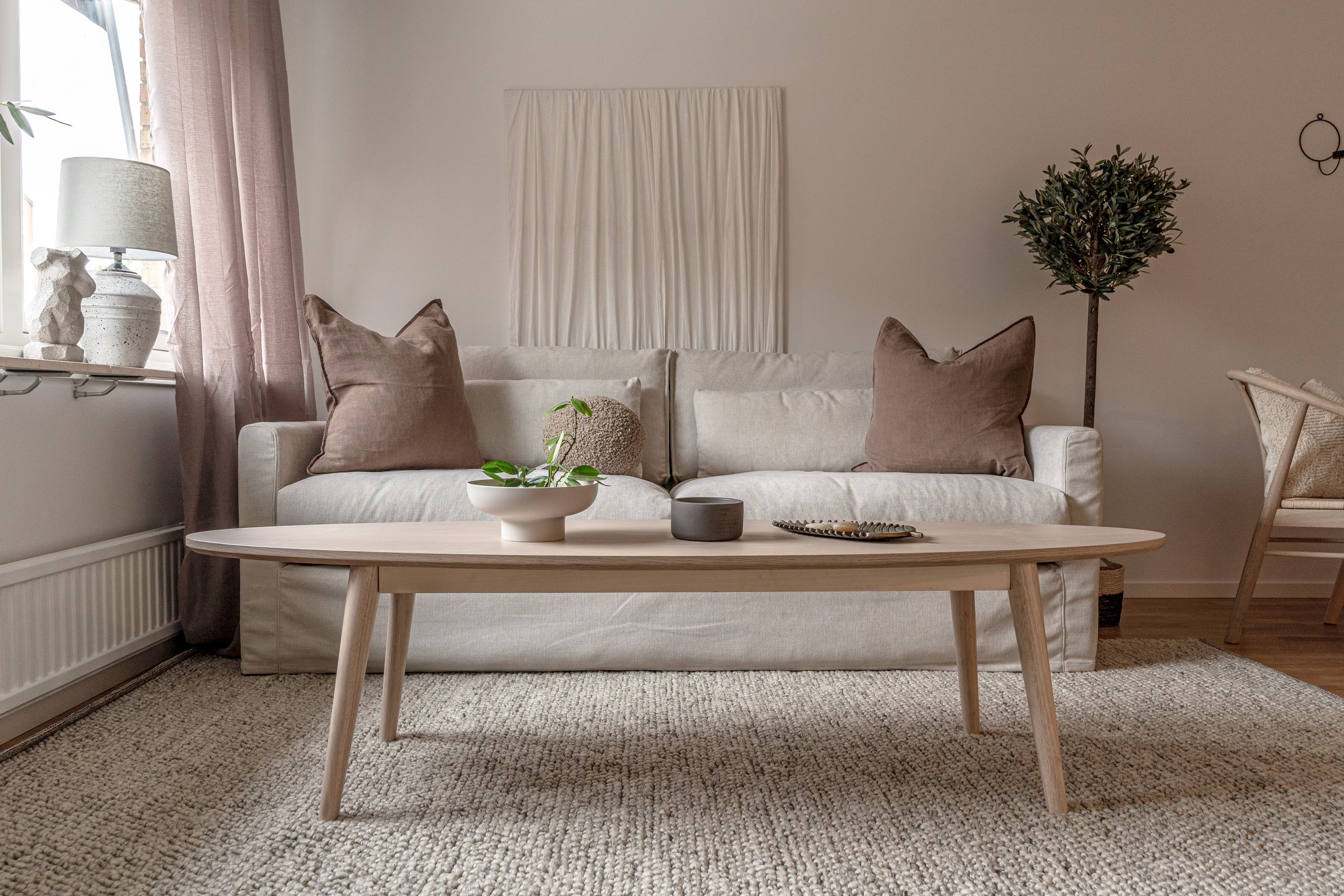 Bliss 3-personers sofa beige