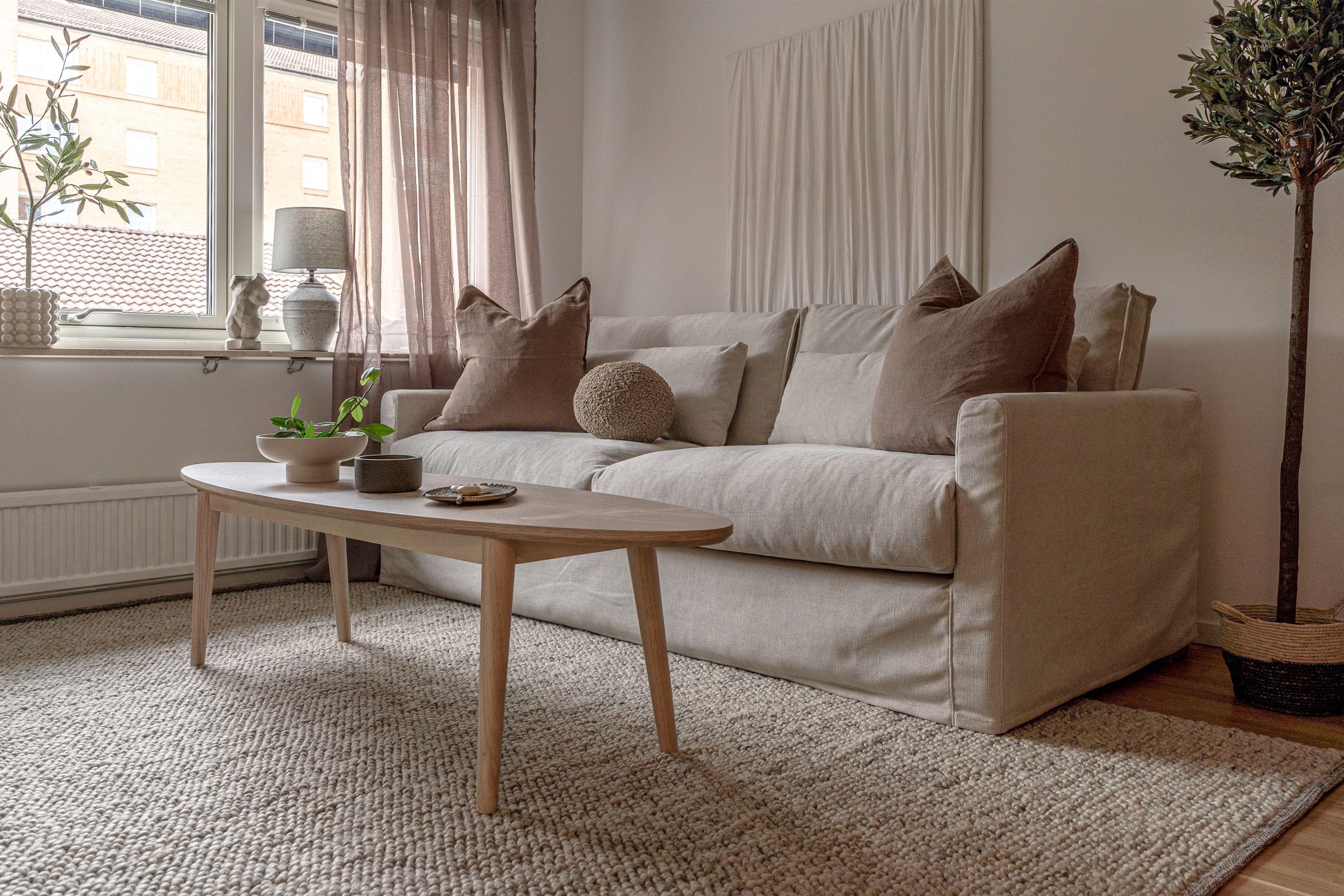 Bliss 3-personers sofa beige