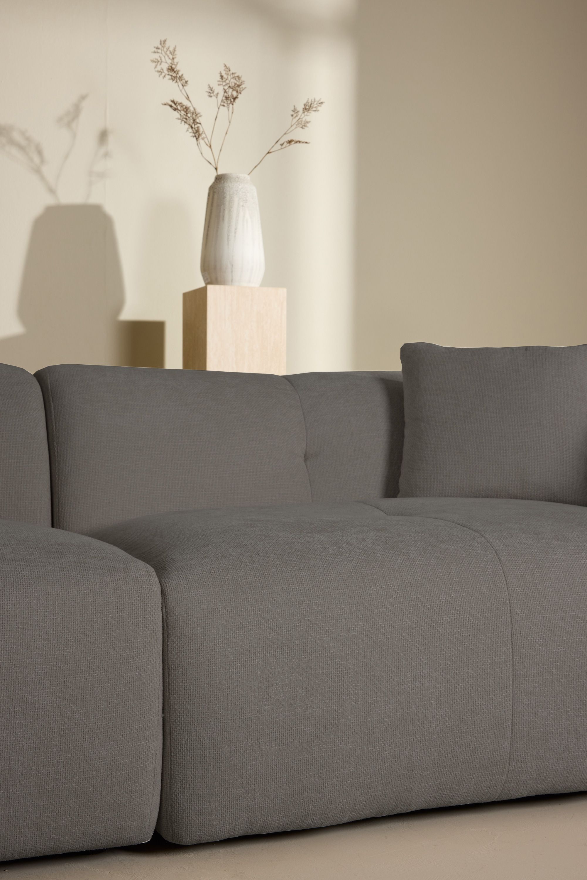 Puro hjørnesofa mørkegrå venstrevendt