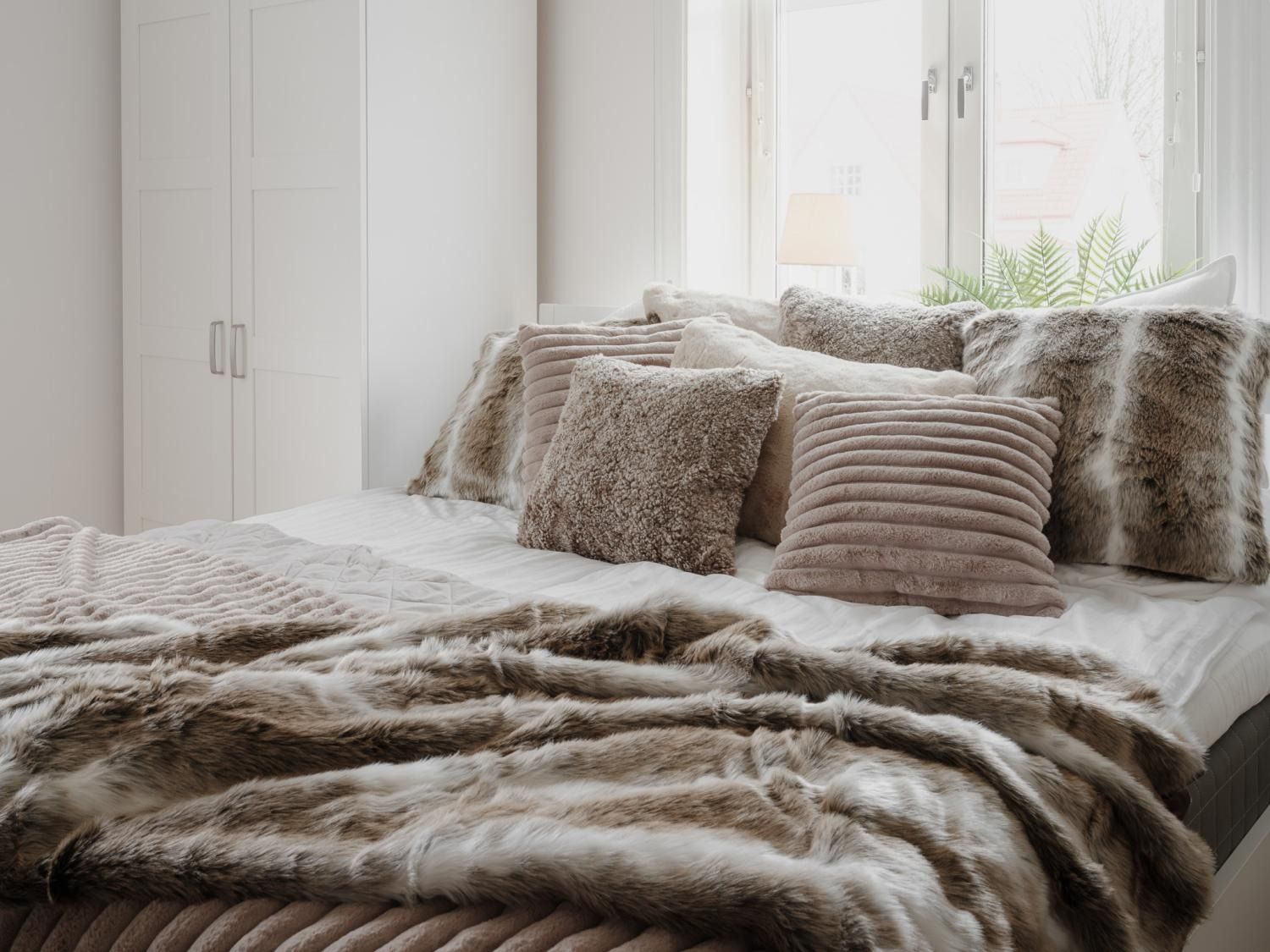 Stripy plaid-Taupe