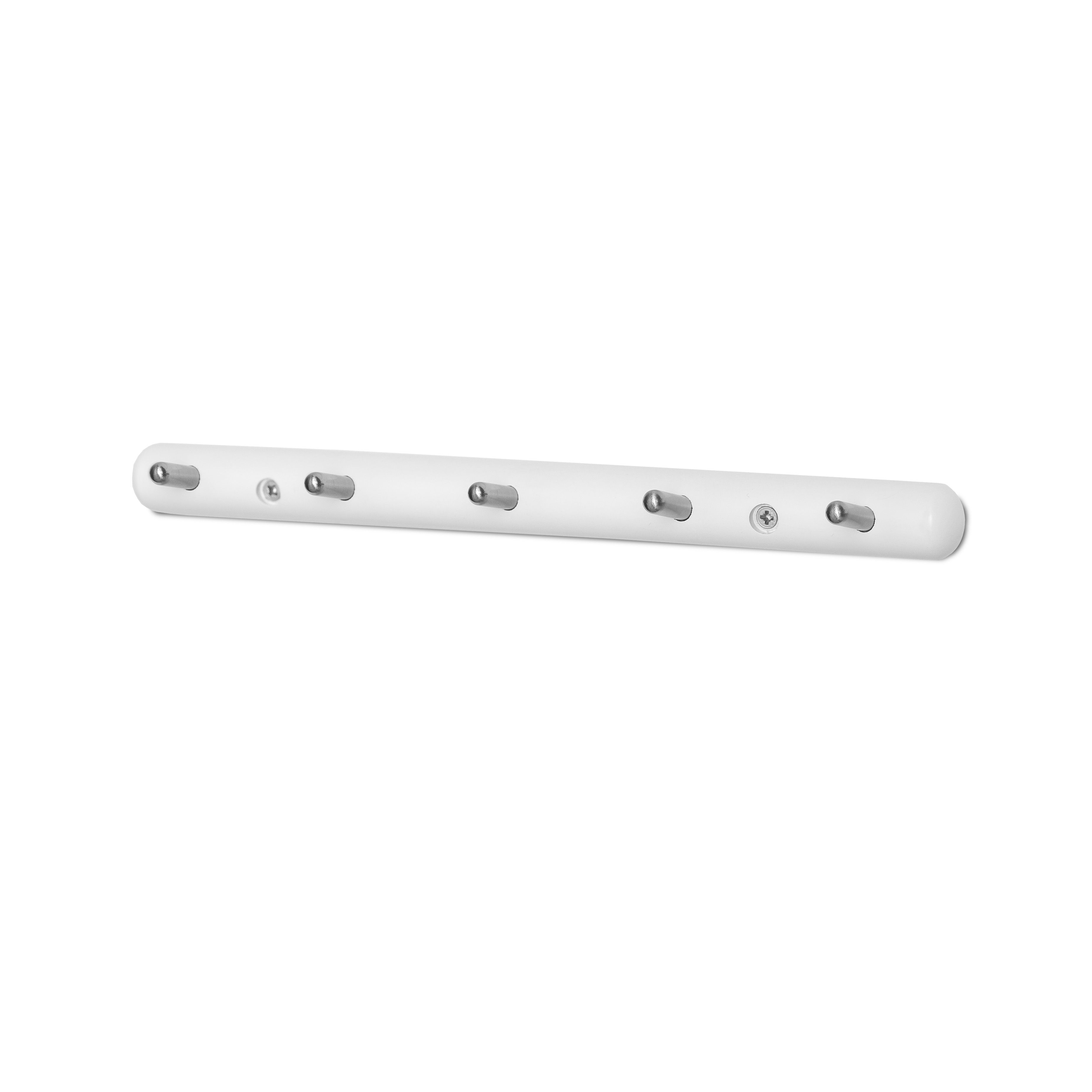 TWIST Knopliste 5 kroge hvidlakeret
