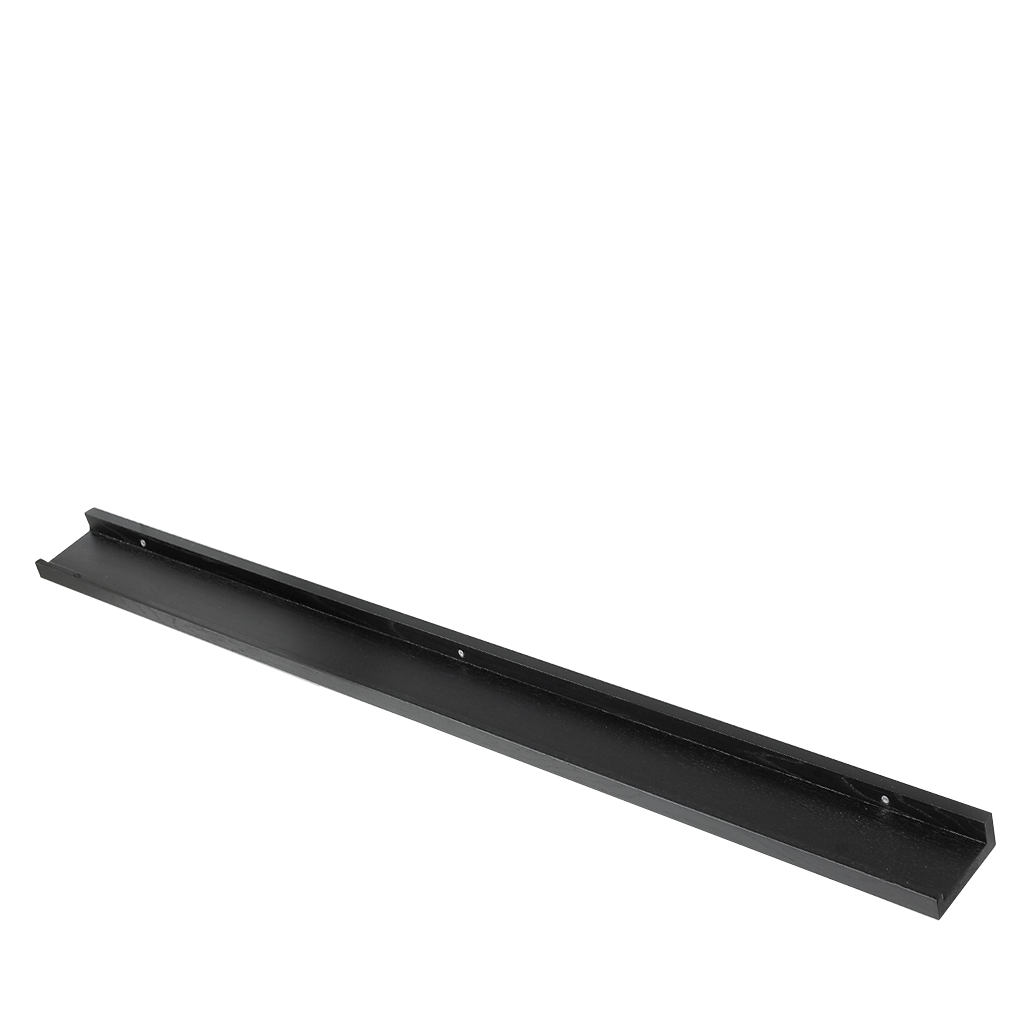 ZITTI billedhylde 120cm sortlakeret