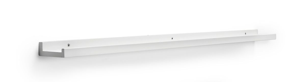 ZITTI Billedhylde 120cm hvidlakeret