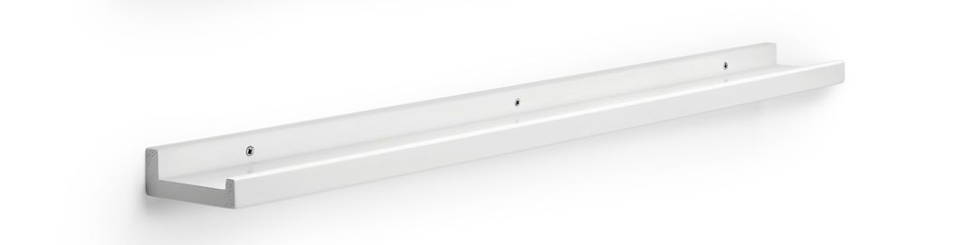 Zitti billedhylde 90cm hvidlakeret